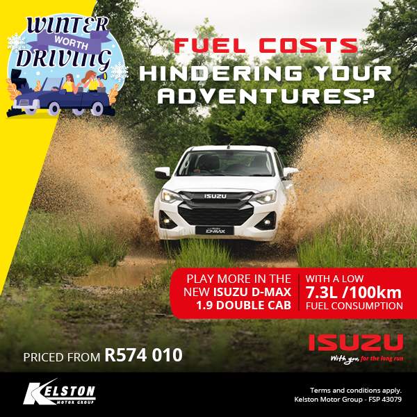 Cut costs with a low 7.3L/100km Fuel Consumption!