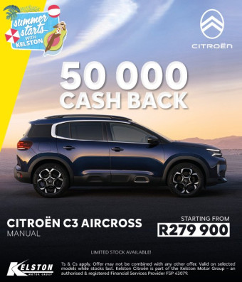 The Citroen C3 Aircross, now with R50,000 cash back