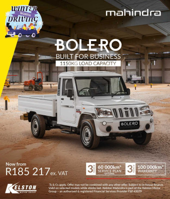 Mahindra Bolero now from ONLY R185,217