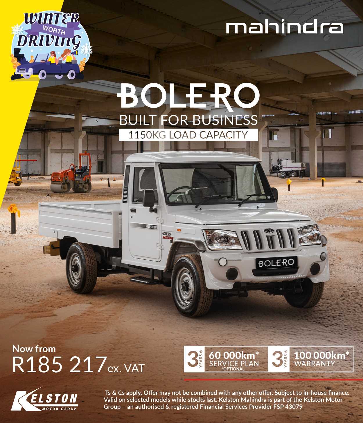 Mahindra Bolero now from ONLY R185,217