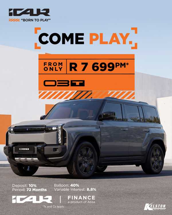 Get the New iCAUR 03T from R7,699pm*