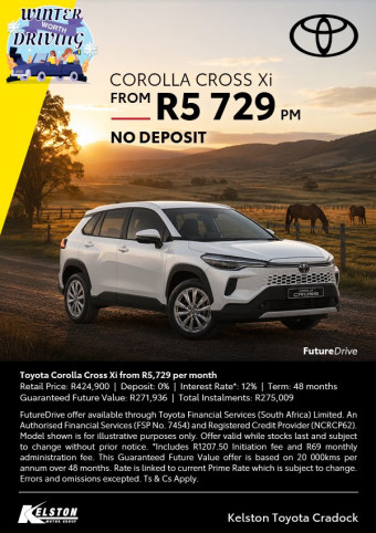 Buy Corolla Cross  Xi from R5,729pm!