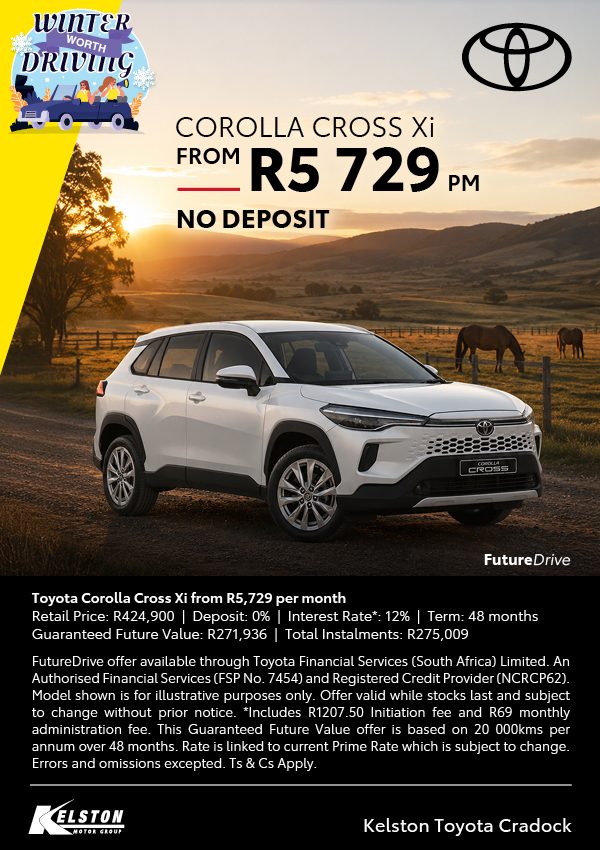 Buy Corolla Cross  Xi from R5,729pm!