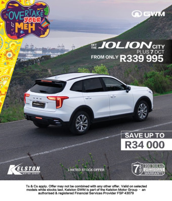 Port Alfred Haval Jolion City DCT from R339,995