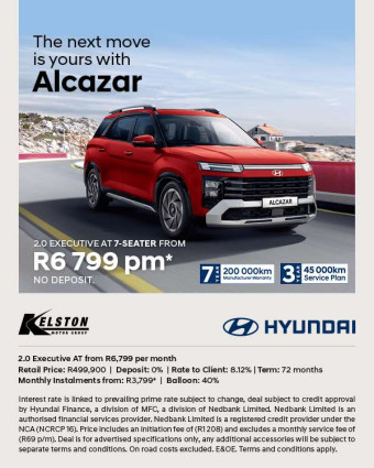 Get the Alcazar AT from R6,799pm*