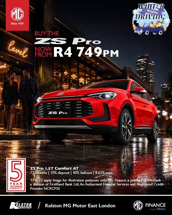 Get the ZS Pro now from R4,749pm*