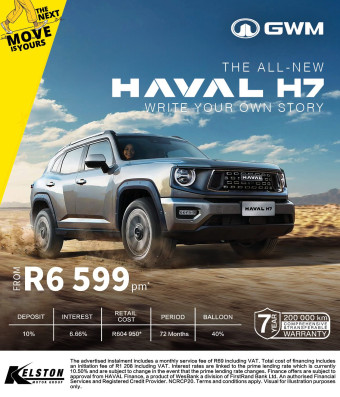 Drive the all-new HAVAL H7 from R6,599pm