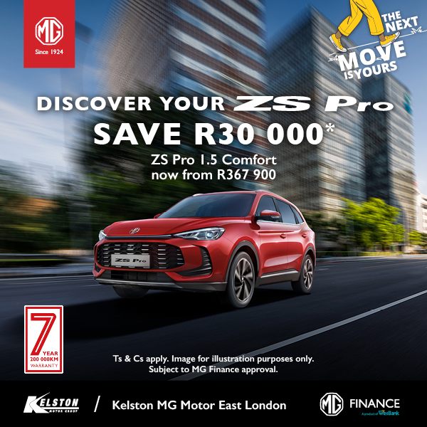 SAVE R30,000 when you buy a ZS Pro
