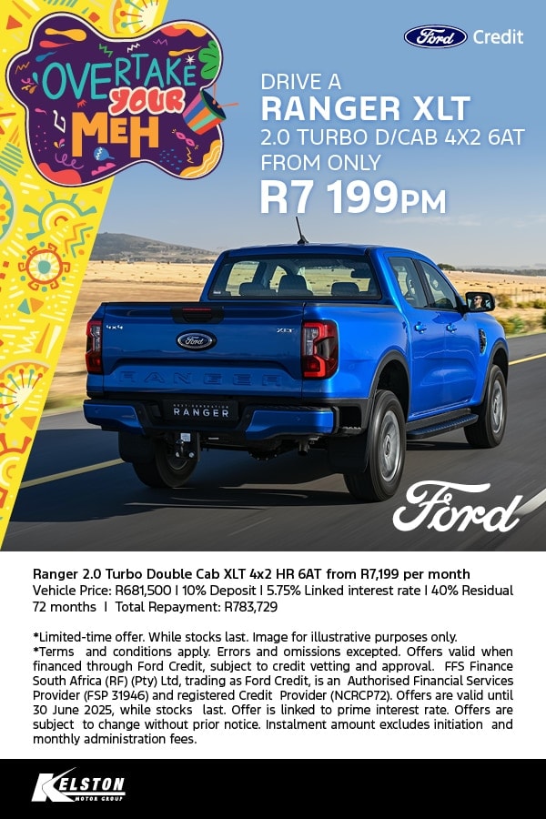 Ford Ranger XLT from R7,199pm
