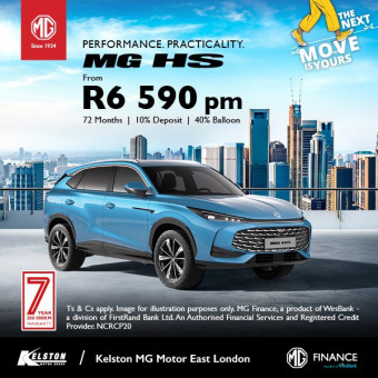 Buy an MG HS from ONLY R6,590pm