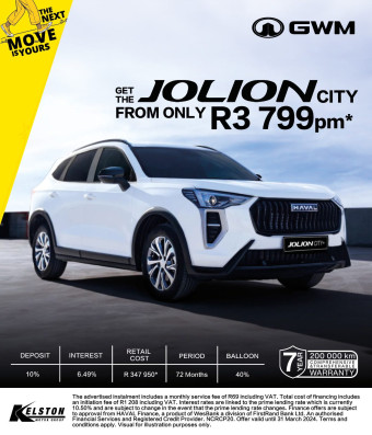 Get the Haval Jolion City from only R3,799pm