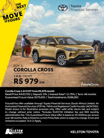 Buy Corolla Cross 1.8 Xi from R5,979pm