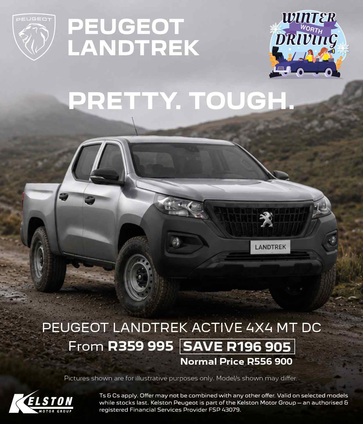 Get the Landtrek Active 4x4 DC Manual, from only R359 995*
