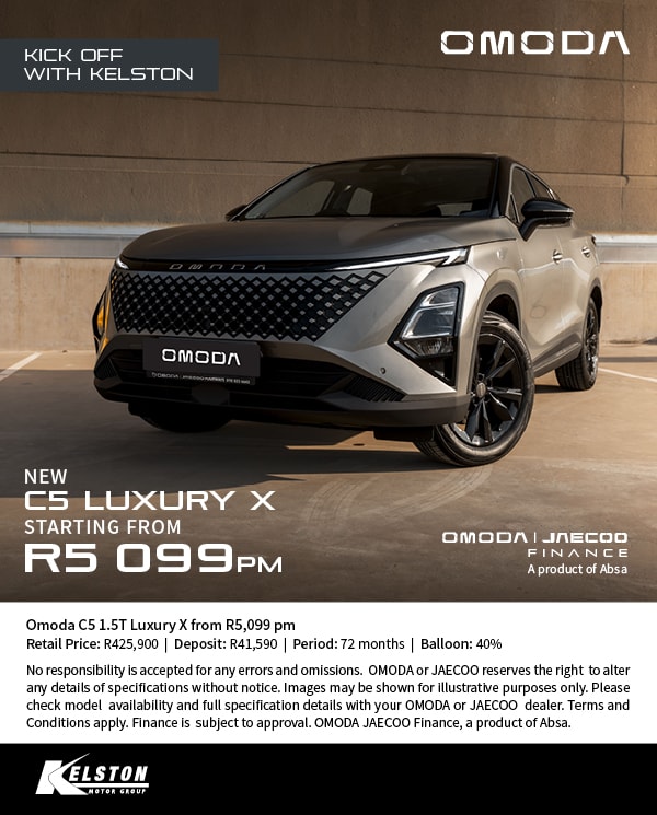 The all-new Omoda C5 X-Series from R5,099pm