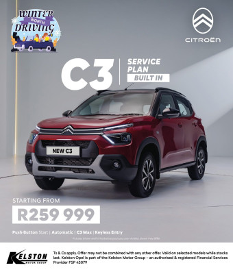 Get the Citroen C3 Max Auto now from R259,999