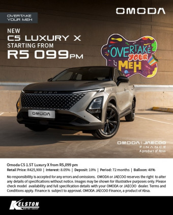 The all-new Omoda C5 X-Series from R5,099pm
