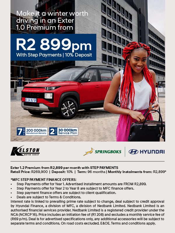 Get an Exter from only R2,899pm!