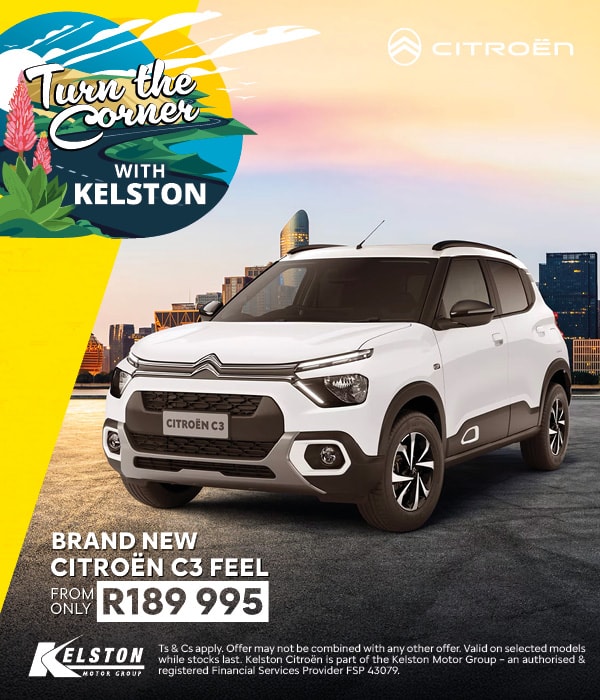 Get a brand new Citroën C3 FEEL, now, from R189,995! 