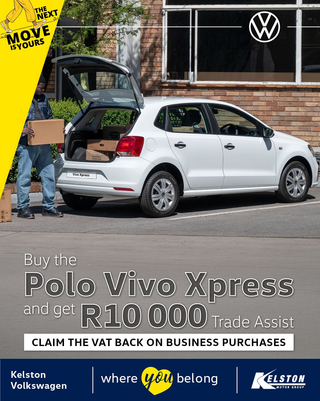 Buy the Polo Vivo Xpress and get R10,000 Trade Assist