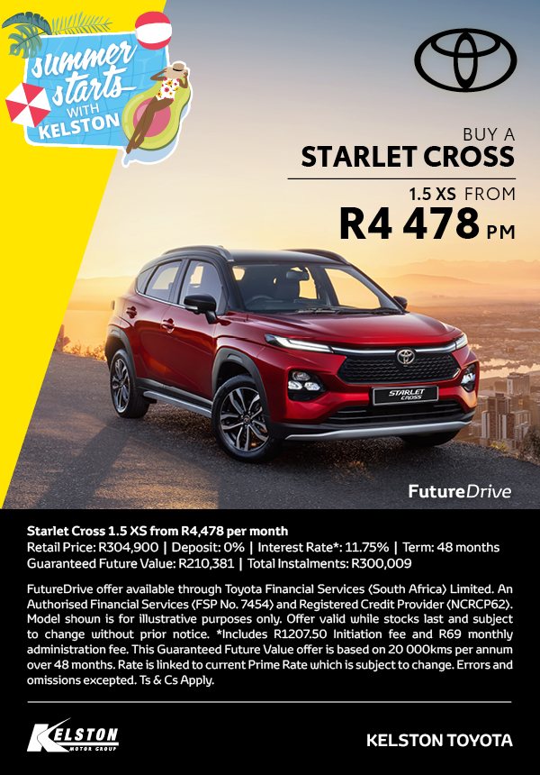 Buy a Starlet Cross from R4,478pm