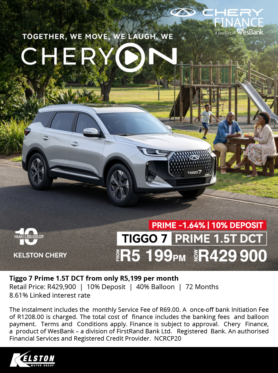 New Tiggo 7 from R5,199pm