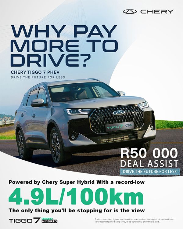 Buy the Tiggo 7 PHEV this March and get up to R50,000 Deal Assistance