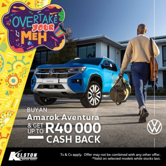 Buy an Amarok Aventura with up to R40,000 cash back