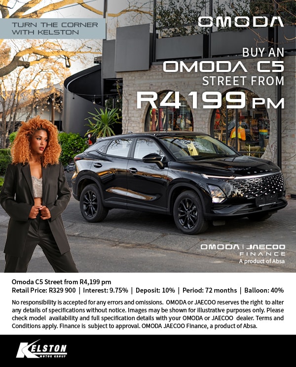 Omoda C5 from R4,199pm