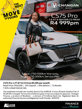 Get the Changan CS75 Pro from ONLY R4,999pm