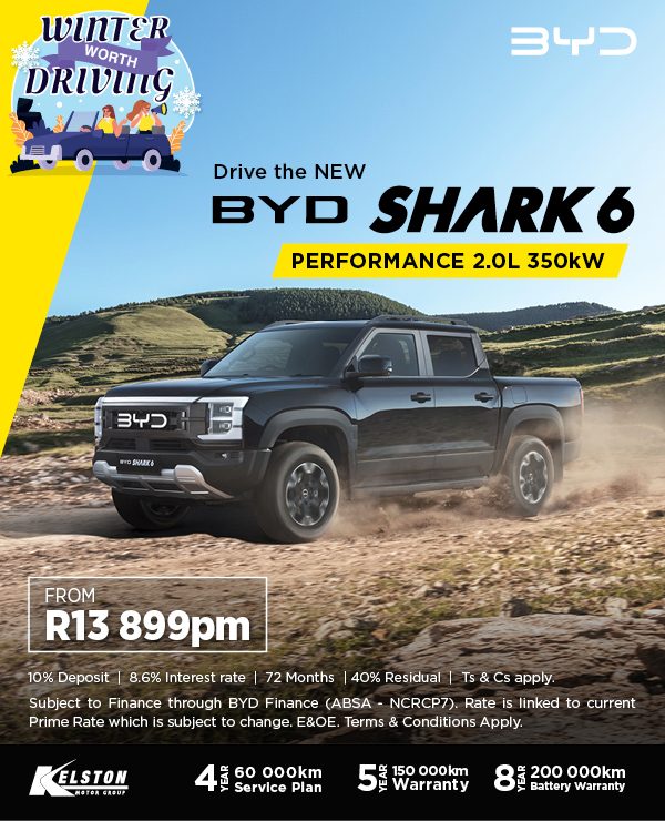 Get the BYD Shark 6 Performance from R13,899pm*