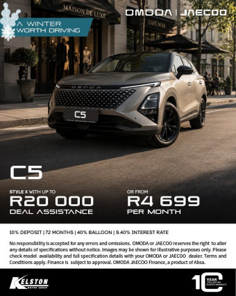 Drive a C5 Style X and get up to R20,000 Deal Assistance*