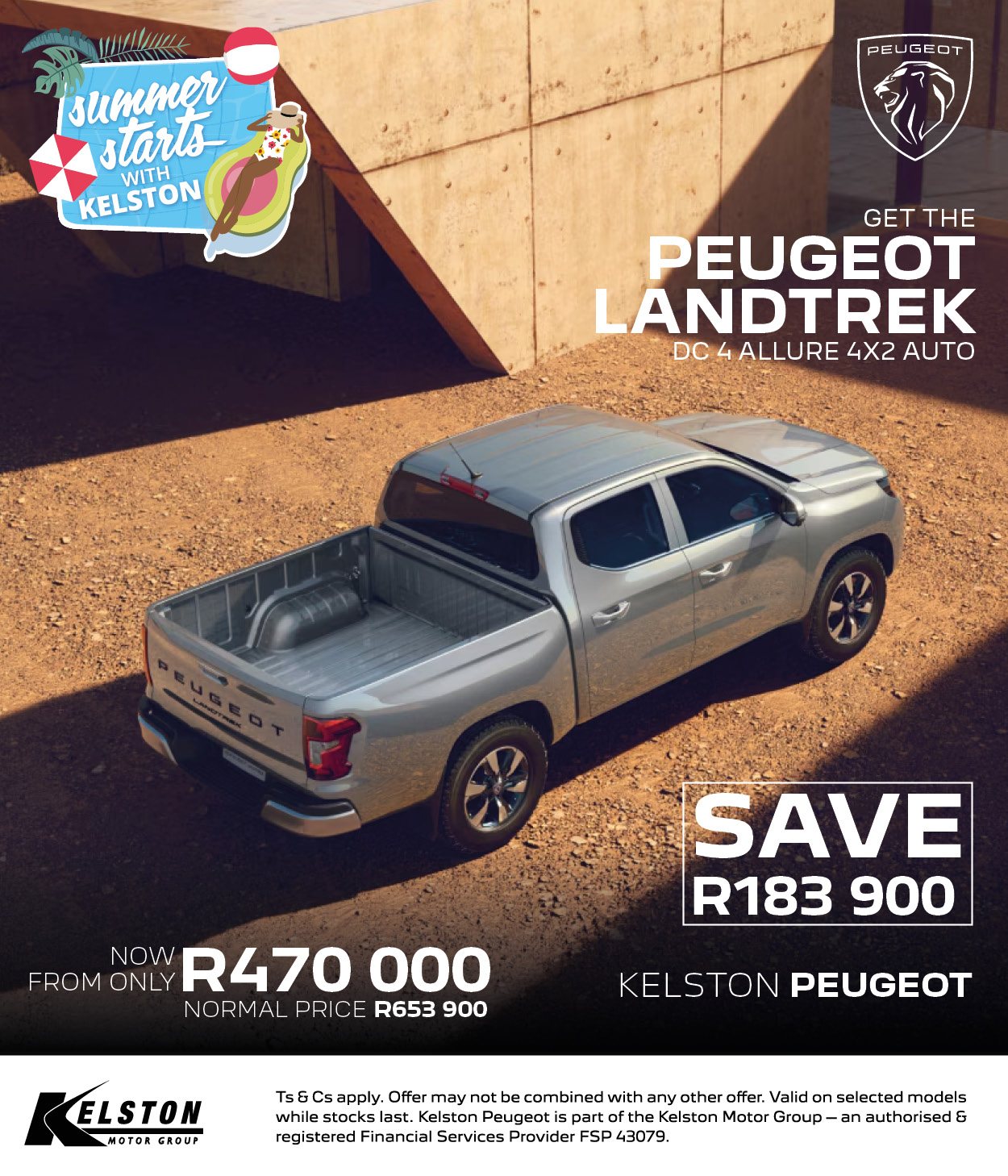 Buy a Peugeot Landtrek and SAVE R183,900
