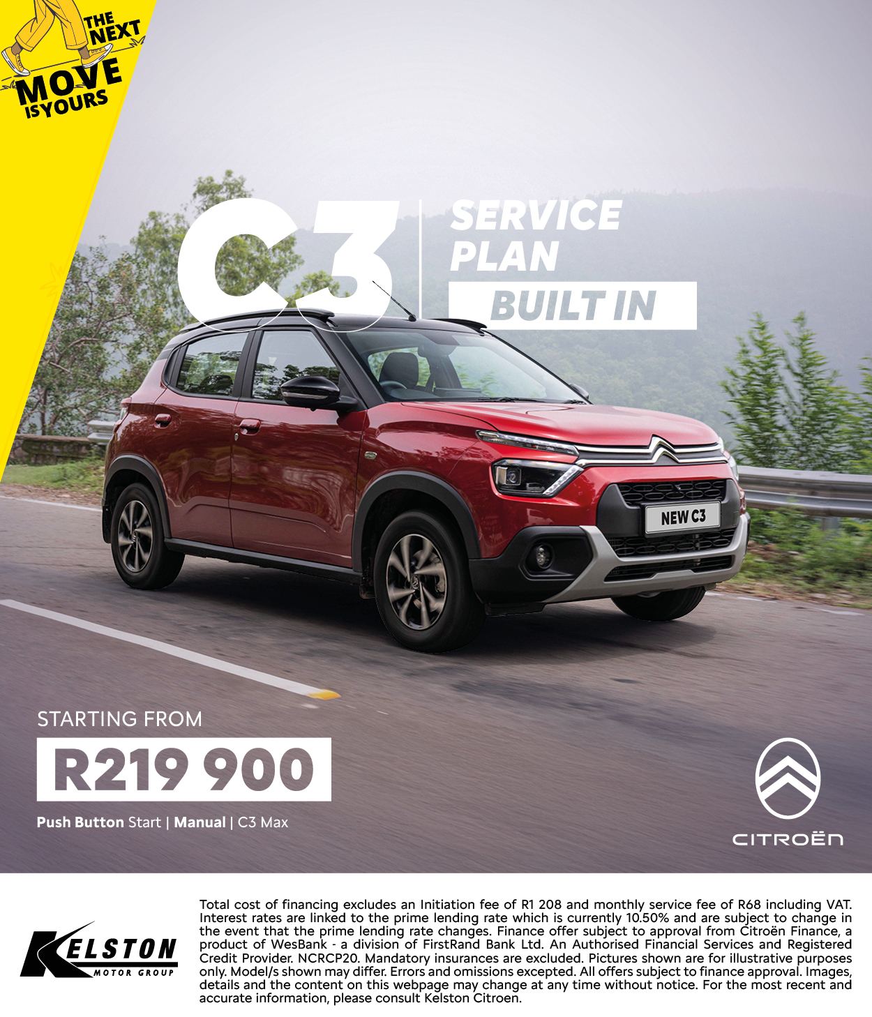 The Citroen C3 Max now from only R219,900