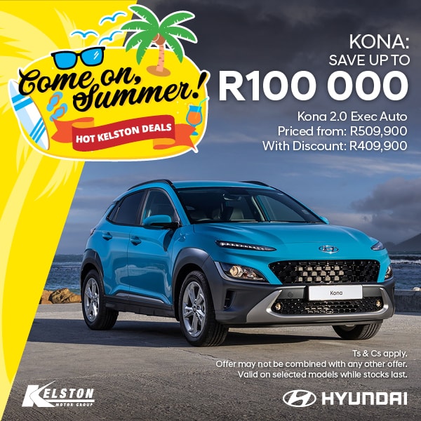 Get the Hyundai Kona and SAVE up to R100,000.