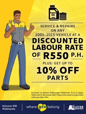 Volkswagen Makhanda Discounted Labour Rate