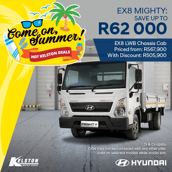 Get the Hyundai Ex8 Mighty and SAVE up to R62,000.