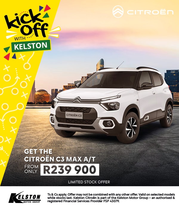 The Citroen C3 Max Auto from only R239,900! 