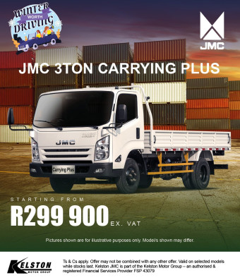 Get the JMC 3TON Carrying Plus from R299,900