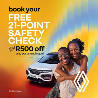 Book your FREE 21-point safety check and get R500 off*
