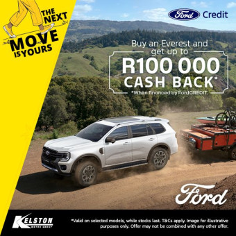 Get R100,000 CASH BACK when you buy the Everest*