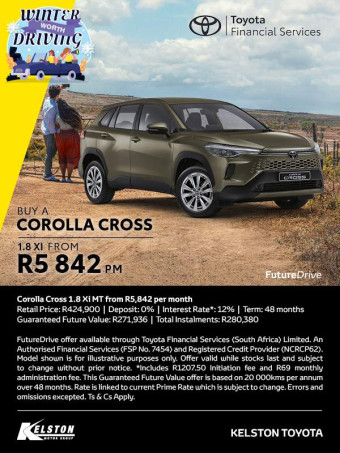 Buy Corolla Cross 1.8 Xi from R5,842pm!