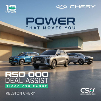 Get R50,000 Deal Assist with the Chery CSH Range