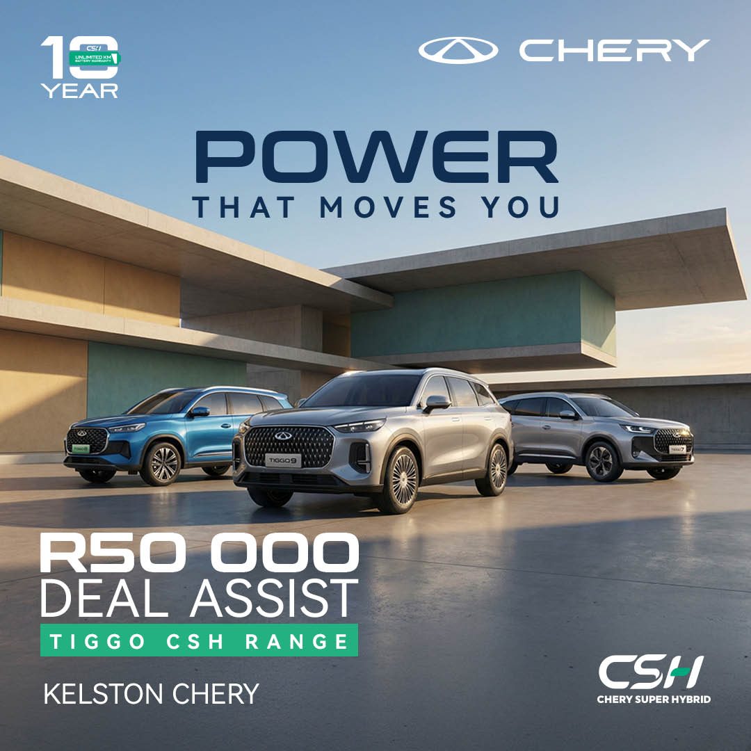 Get R50,000 Deal Assist with the Chery CSH Range