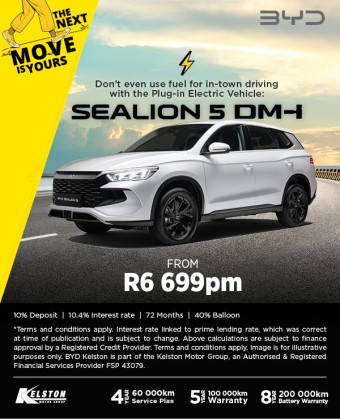 New BYD Sealion 5 DM-i from R6,699pm