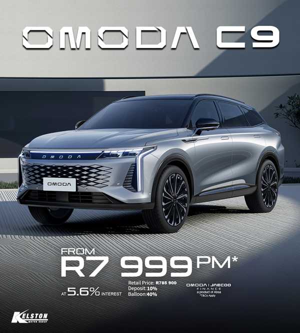Drive the Omoda C9 from R7,999pm*