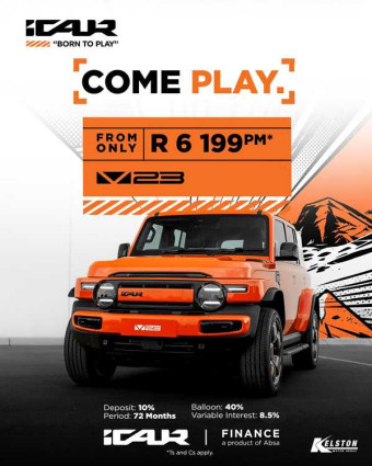 Get the New iCAUR V23 from R6,199pm*