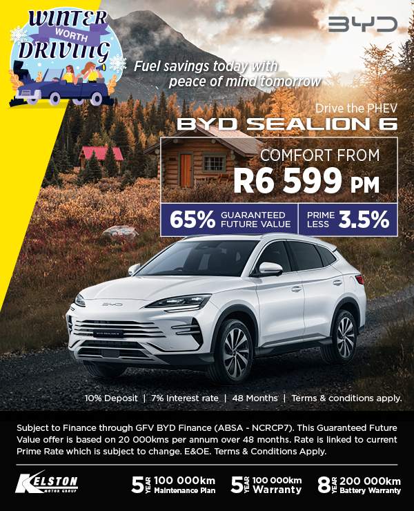 Drive the PHEV Sealion 6 Comfort from R6,599pm*