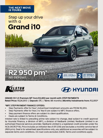 Buy Grand i10 from only R2,950pm*