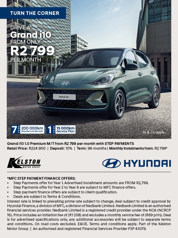 Buy Grand i10 1.0 Premium from only R2,799pm