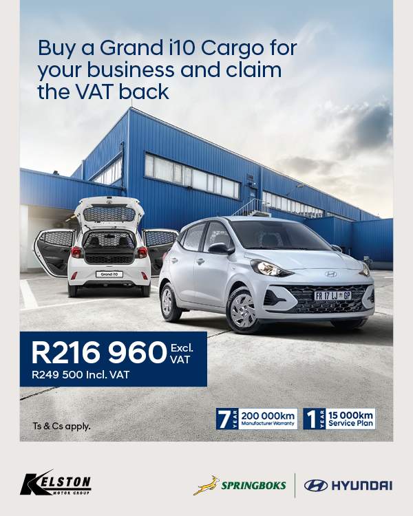 Buy a Grand i10 Cargo for your business  and claim the VAT back*